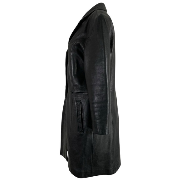 Vintage Adler Collection Leather Mid Length Jacket Size large Petite - Picture 3 of 11